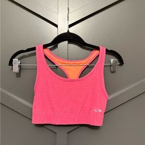 🌀Champion Pink and Orange Reversible Sports Bra